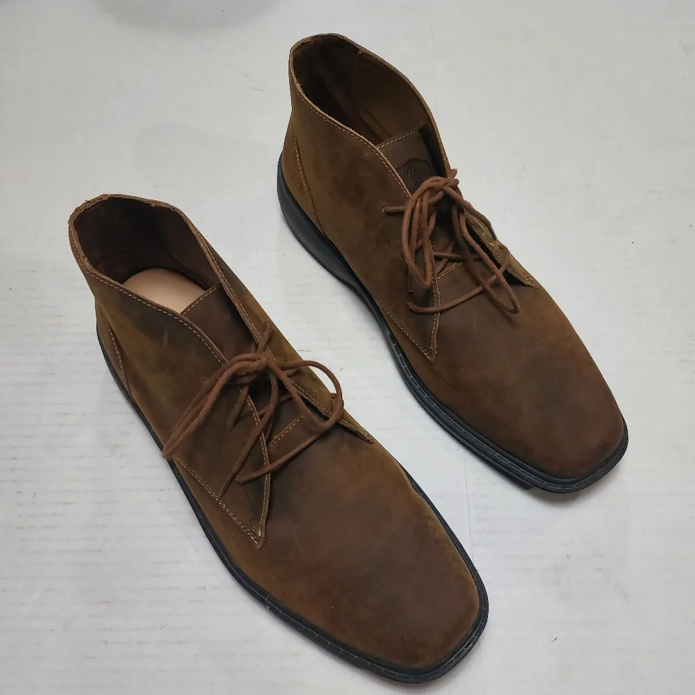 Dr. Comfort Orthopedic Reliefs Brown Leather Boots Size 13